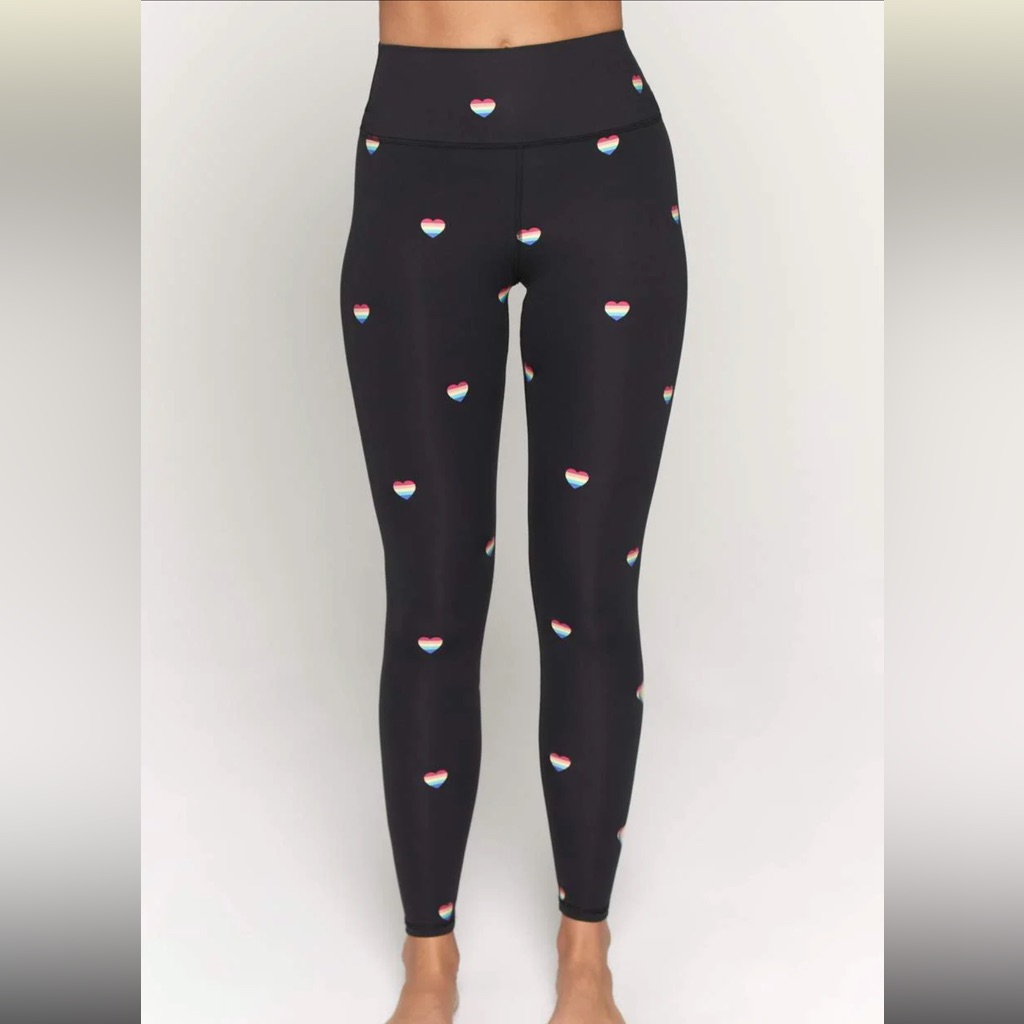 Spiritual Gangster- Intent High Waist Legging In Summer Heart Print Athletic Gym